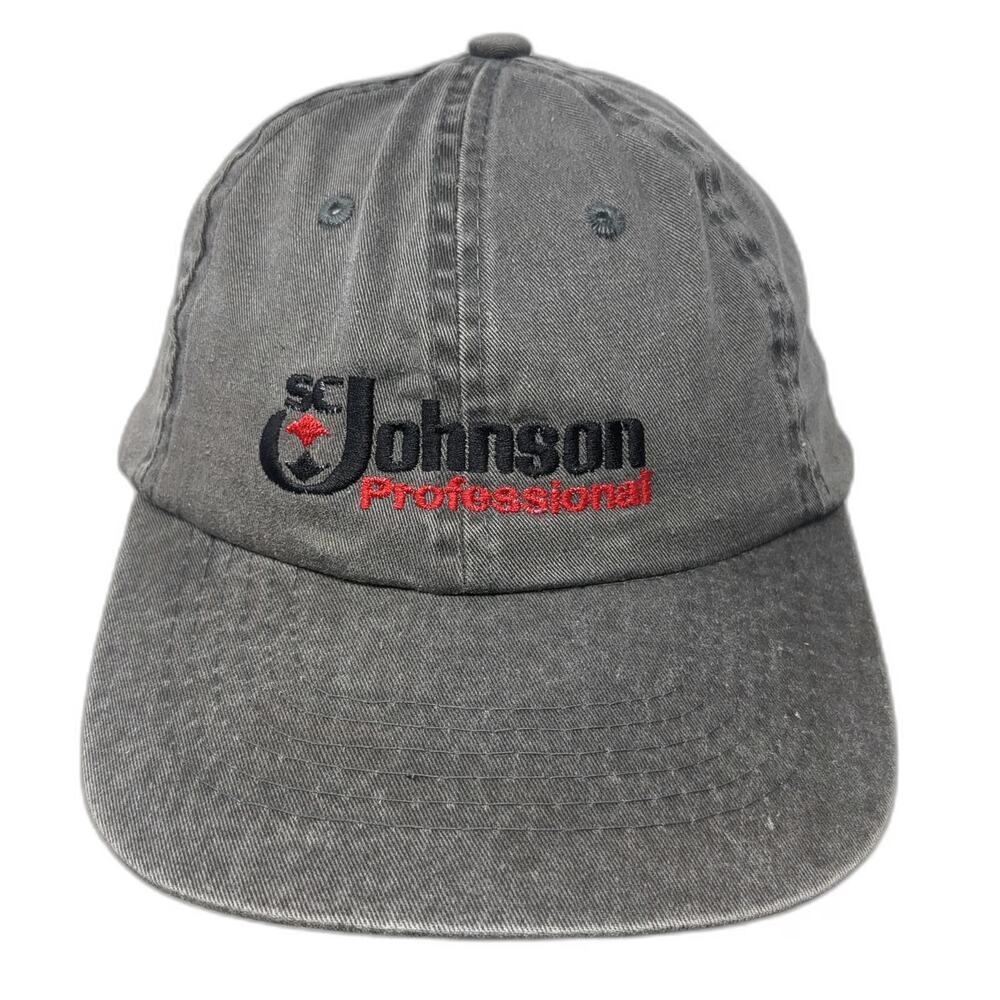 Sportsman SC Johnson Professional Gray Baseball Cap One Size Adjustable Hat